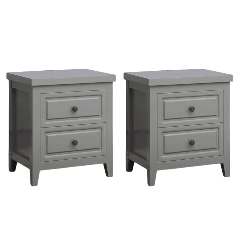 Traditional Oak Night Table Drawer Storage Nightstand with Legs