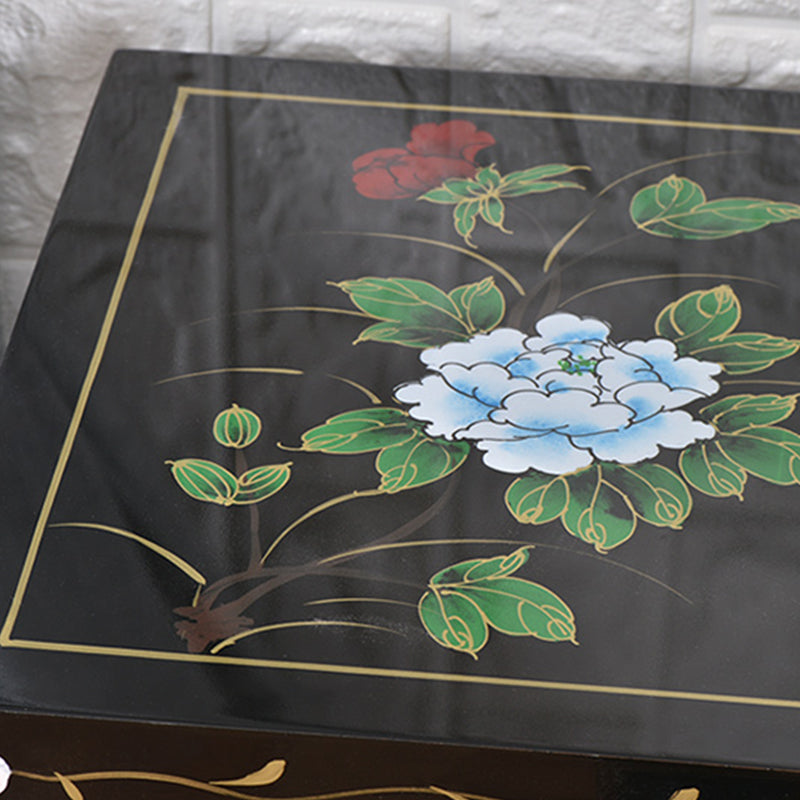 Traditional Vertical Bedroom Chest Wooden Storage Chest with Drawers