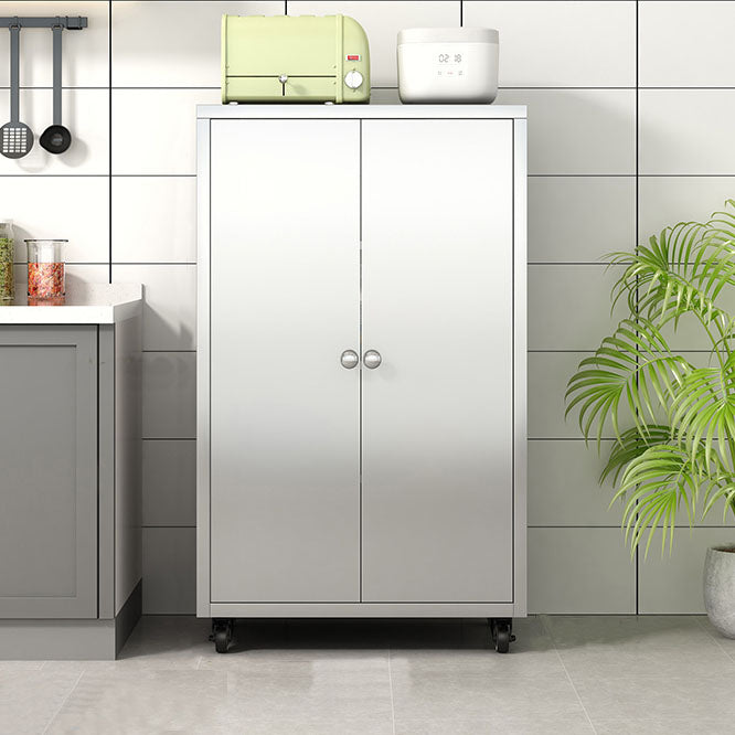 Modern Style Sideboard Metal Sideboard with Door for Kitchen Use