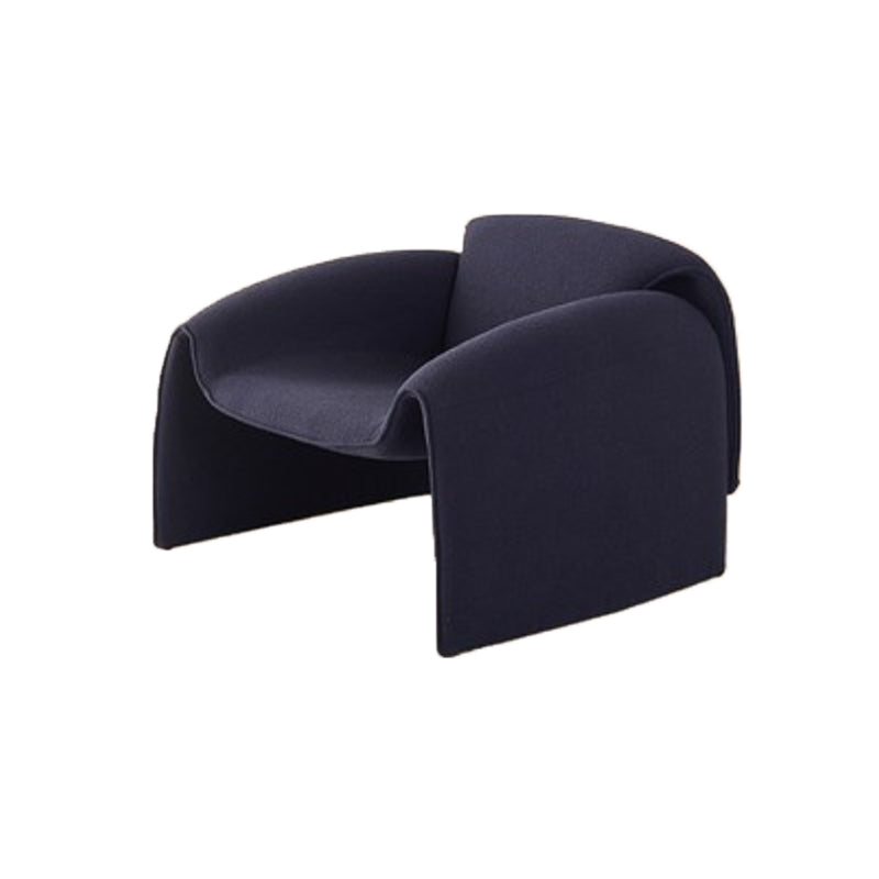 Nordic Living Room Arms Included Fixed Back Sled Accent Armchair