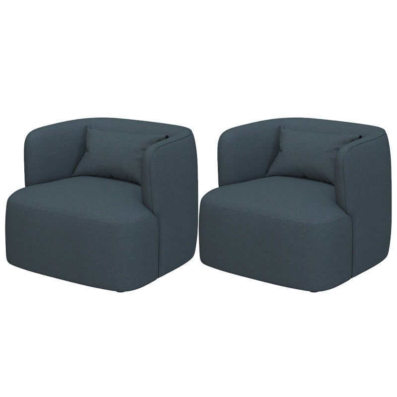 Nordic Arms Included with Pillow Fixed Back Living Room Accent Armchair