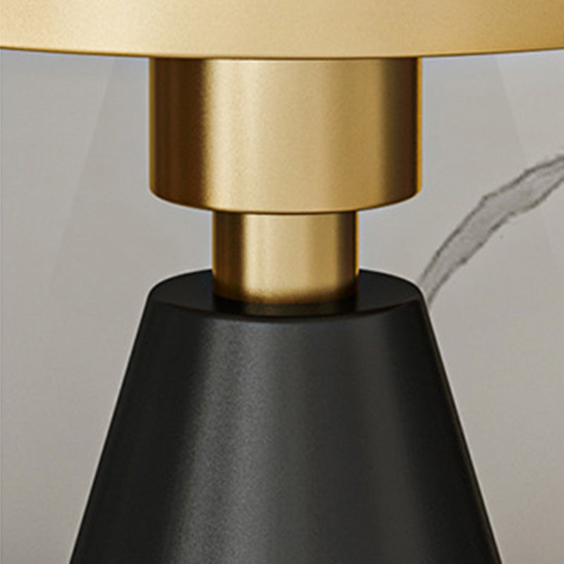 22.44" Tall Contemporary Style Side End Table Metal Pedestal Round Sofa Side Accent Table