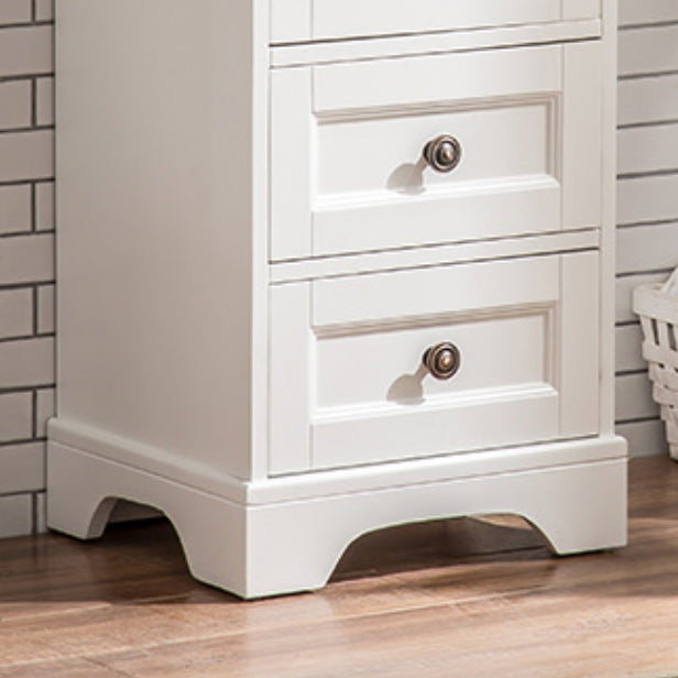 Contemporary Accent Chest with 4 Drawers and Distressed Finish Metal