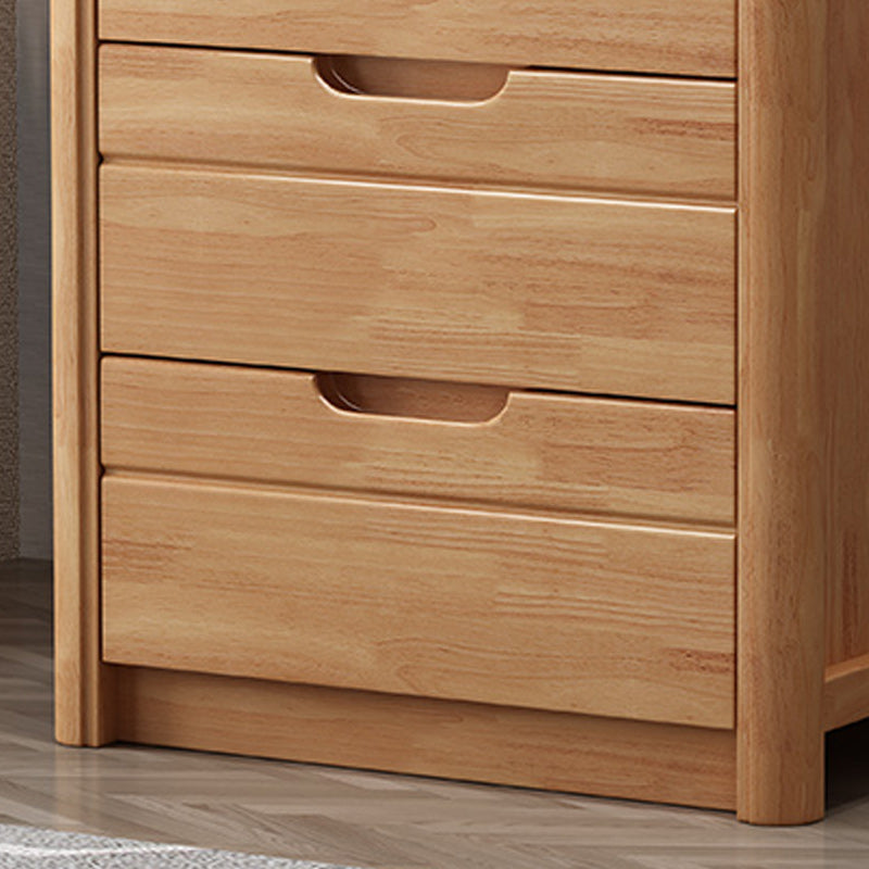 Walnut Modern & Contemporary Accent Chest Square Chest with Drawer