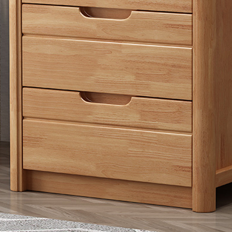 Walnut Modern & Contemporary Accent Chest Square Chest with Drawer