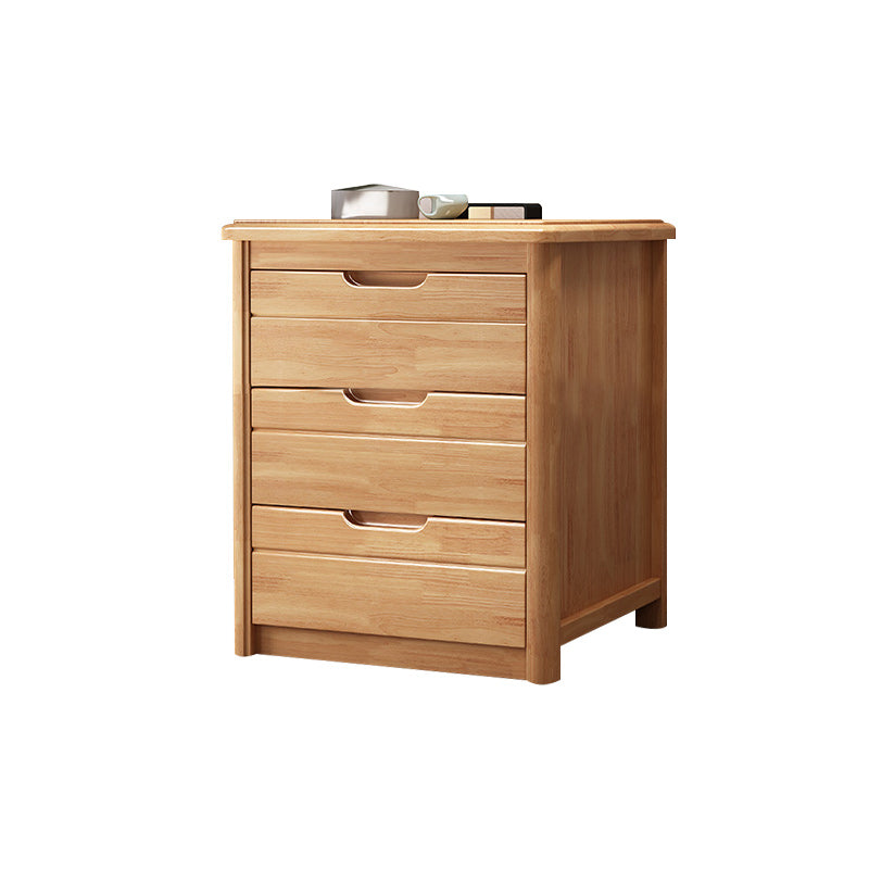 Walnut Modern & Contemporary Accent Chest Square Chest with Drawer