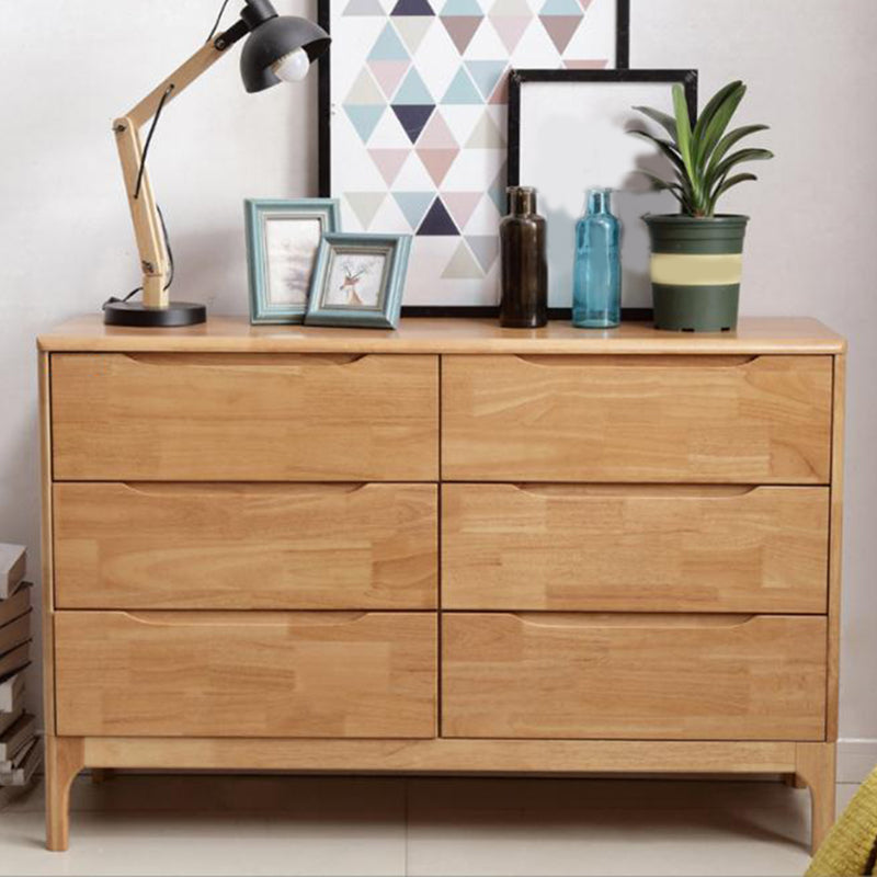 Contemporary Chest Rubberwood Accent Chest in Antique Finish