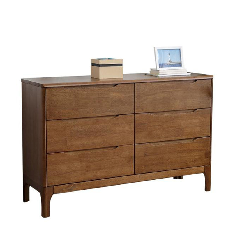 Contemporary Chest Rubberwood Accent Chest in Antique Finish
