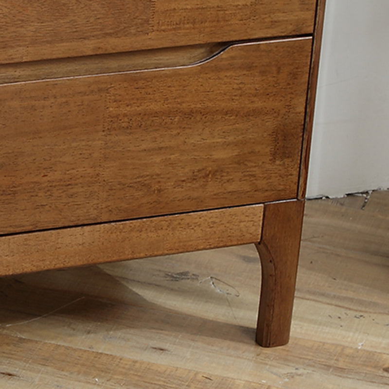 Contemporary Chest Rubberwood Accent Chest in Antique Finish
