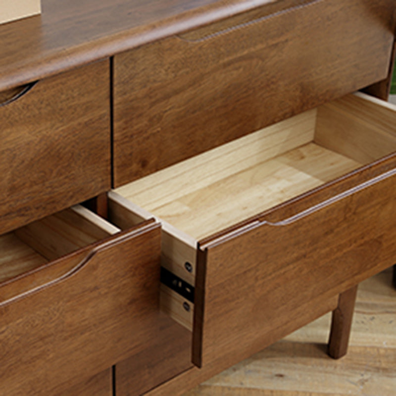 Contemporary Chest Rubberwood Accent Chest in Antique Finish