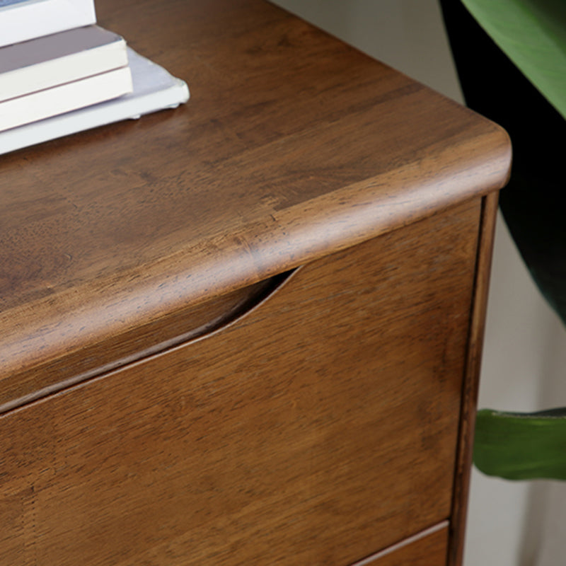 Contemporary Chest Rubberwood Accent Chest in Antique Finish