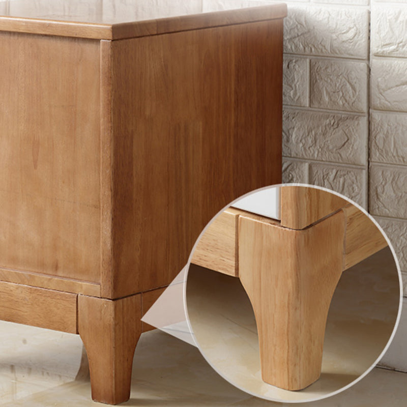 Mid-Century Modern Accent Chest Wood Chest with Antique Finish