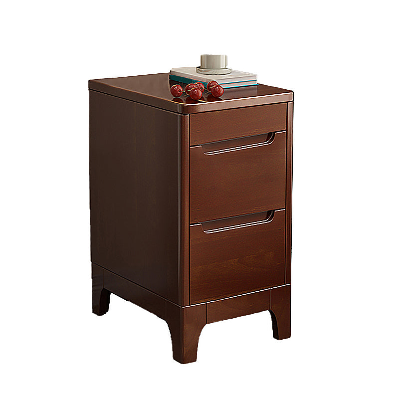 Mid-Century Modern Accent Chest Wood Chest with Antique Finish