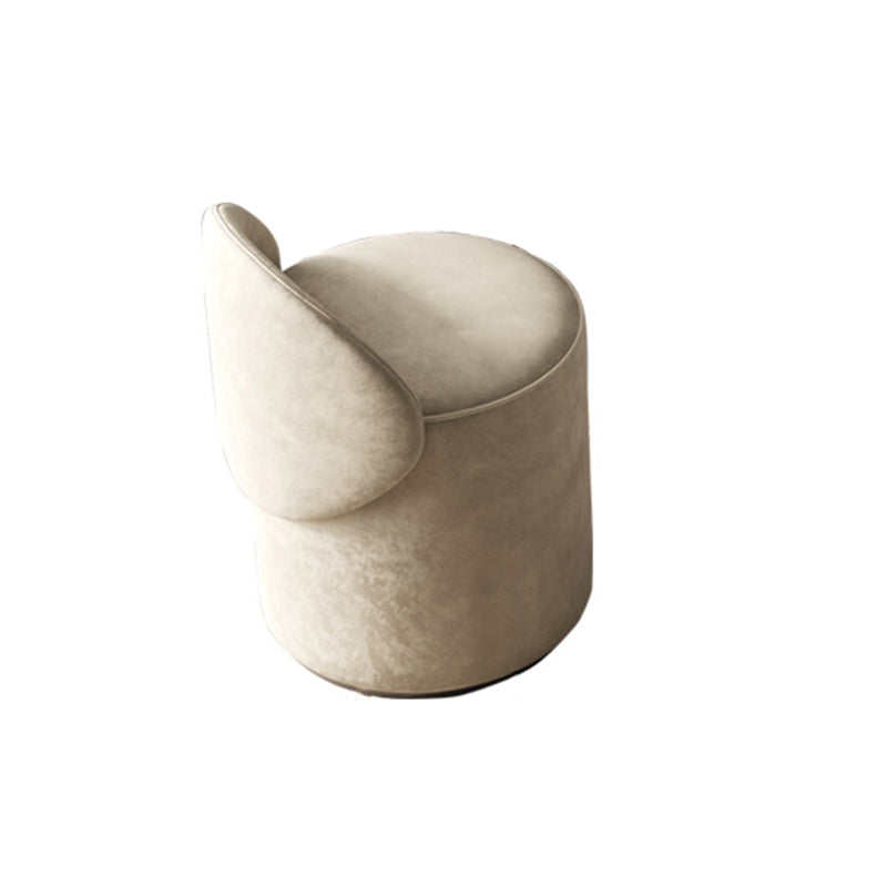 2 Drawers Makeup Table with Stool Stone Vanity Desk for Women - 15.75" D