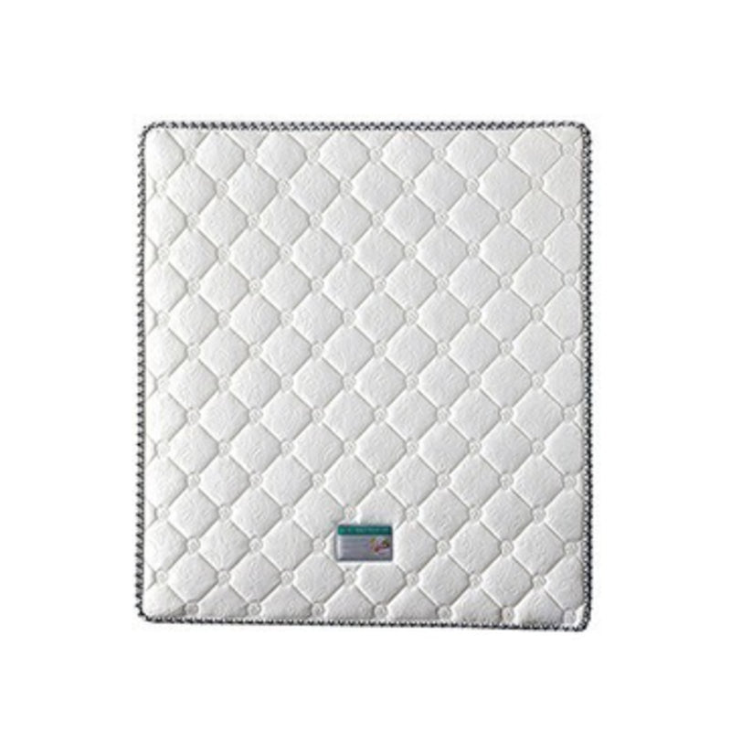 Glam Solid Color with Headboard Rectangular Panel Standard Bed