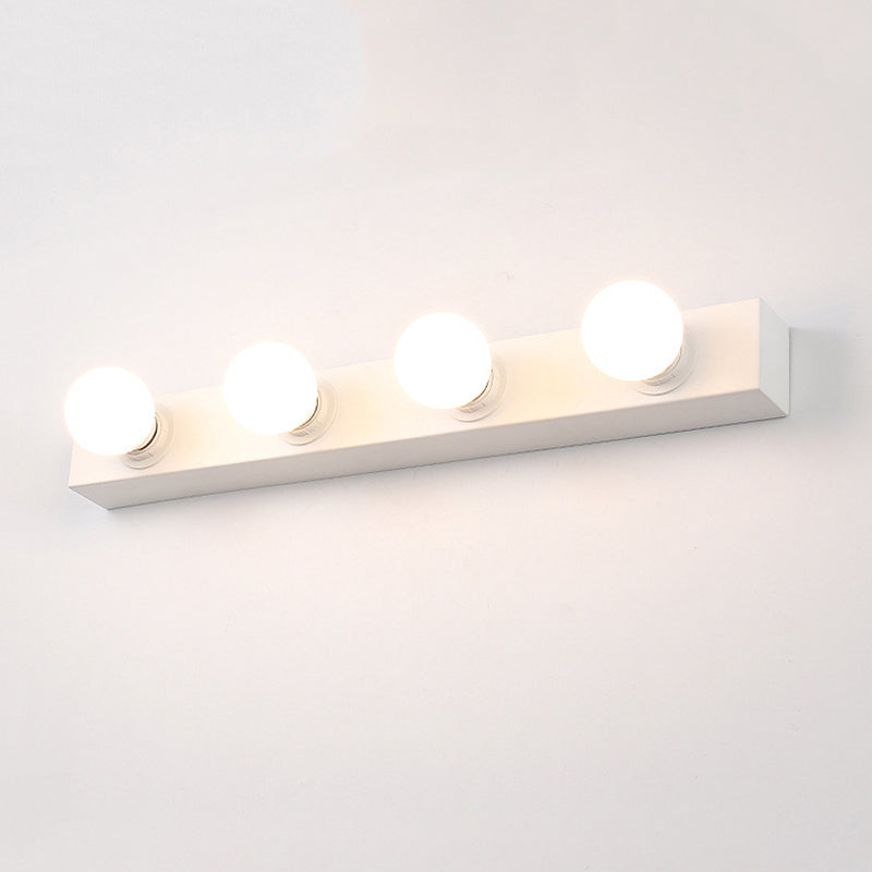 Metal Geometric Bath Light Contemporary Style Multi Lights Vanity Light Fixture