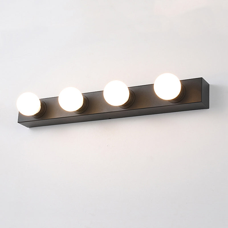 Metal Geometric Bath Light Contemporary Style Multi Lights Vanity Light Fixture