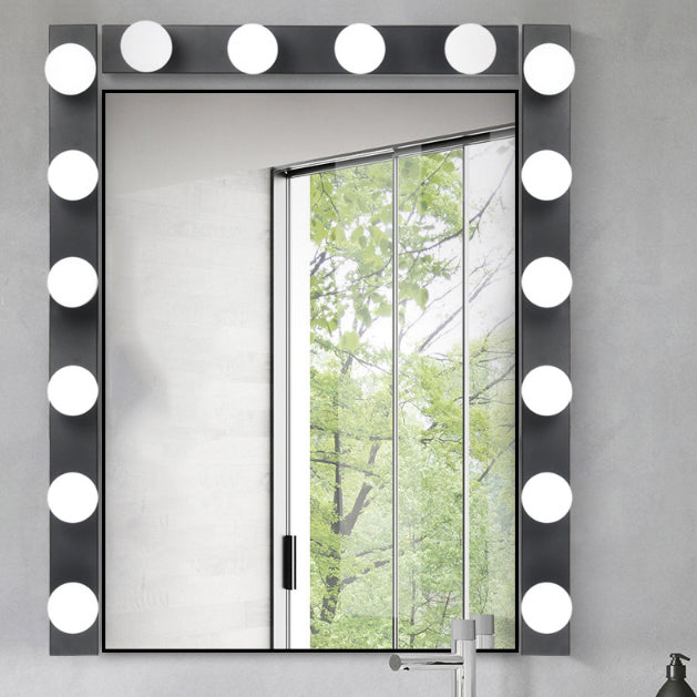 Metal Geometric Bath Light Contemporary Style Multi Lights Vanity Light Fixture