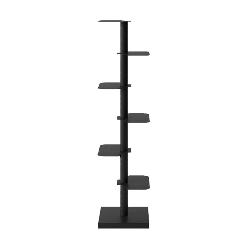 Metal Bookcase Contemporary Style Bookshelf for Home and Office
