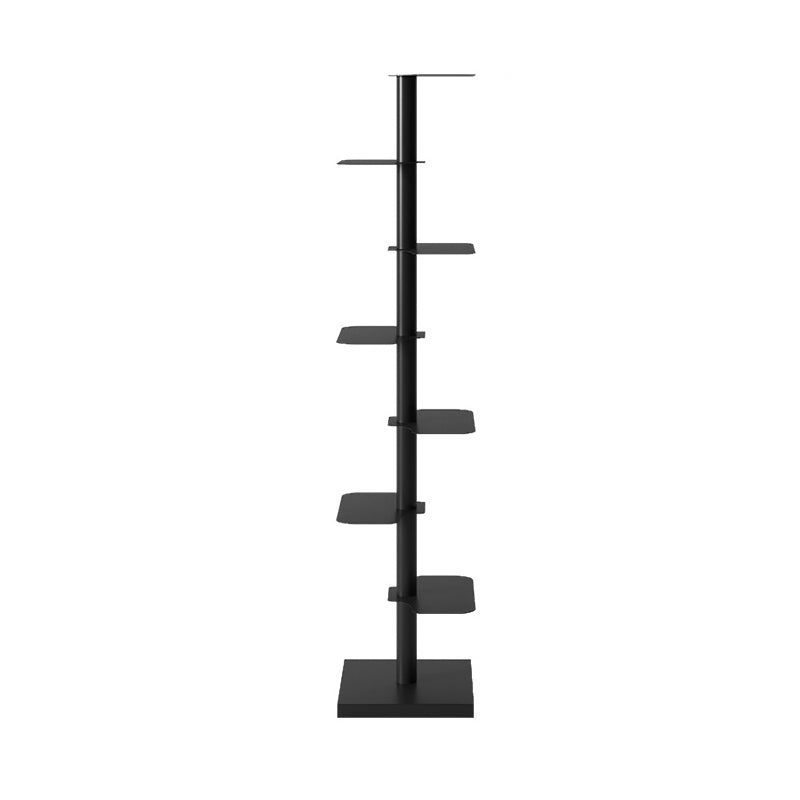Metal Bookcase Contemporary Style Bookshelf for Home and Office