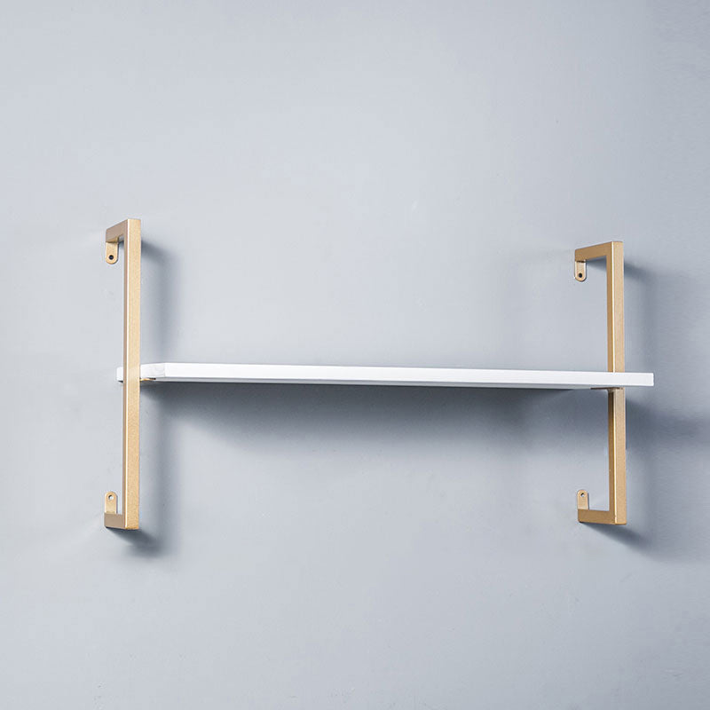 Light Luxury Wall Mounted Book Shelf Floating Metal Bookcase