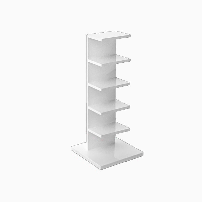 Vertical with Shelves Shelf Bookcase Stackable Engineered Wood Bookcase 13.8" Wide