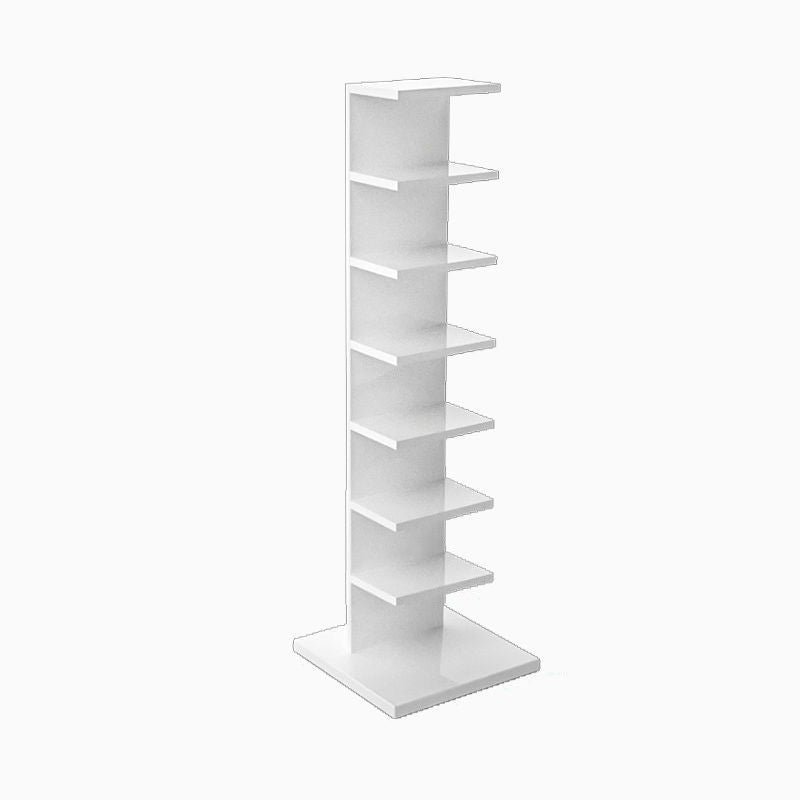 Vertical with Shelves Shelf Bookcase Stackable Engineered Wood Bookcase 13.8" Wide