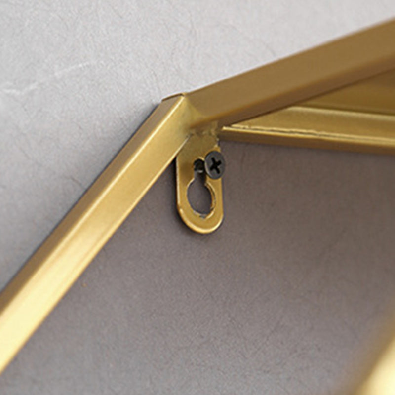 7.1" Wide Shelf Bookcase 5 Levels Metal Book Shelf Wall Mounted