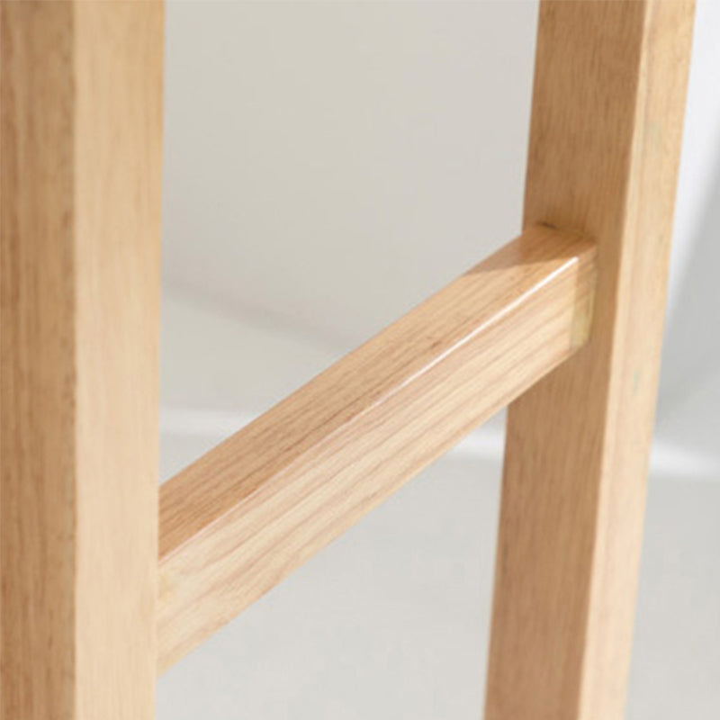 Contemporary Solid Wood Bar Table 47.2"L Trestle Base Bar Desk for Indoor