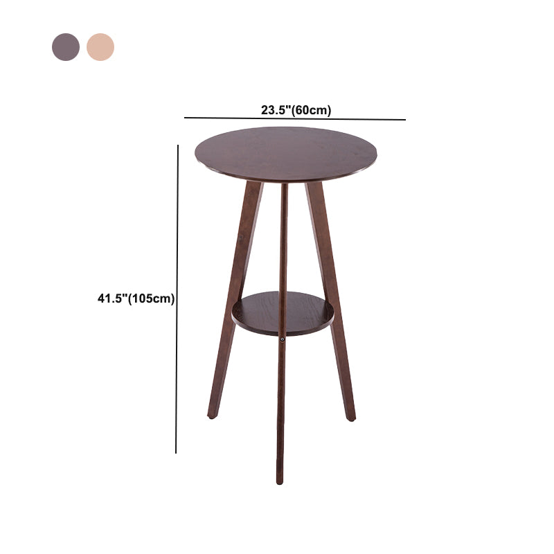 Bar Height Pub Table Wood Industrial Bar Table for Indoor and Outdoor