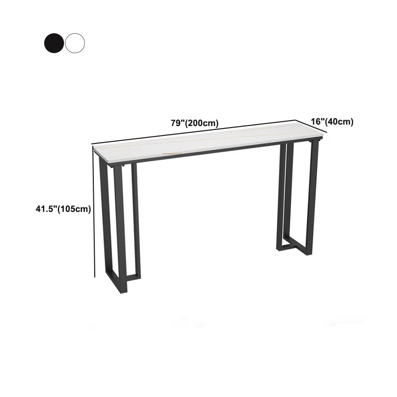 Rectangle Sintered Stone Bar Table Dining Table for Kitchen Living Room