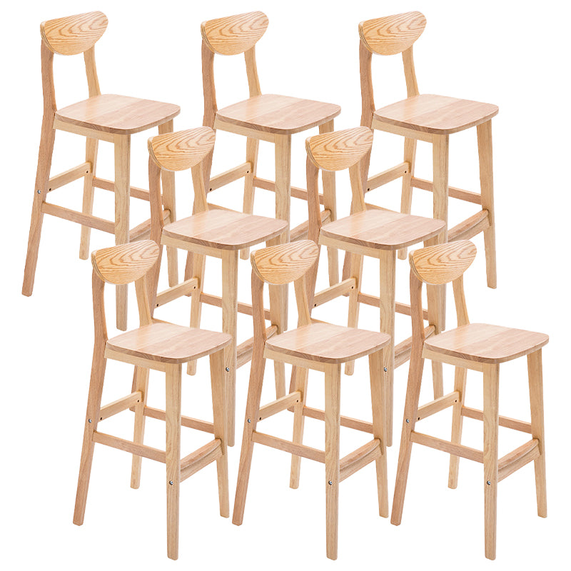 Contemporary Dessert Shop Stool Matte Finish Upholstered Bar Stools