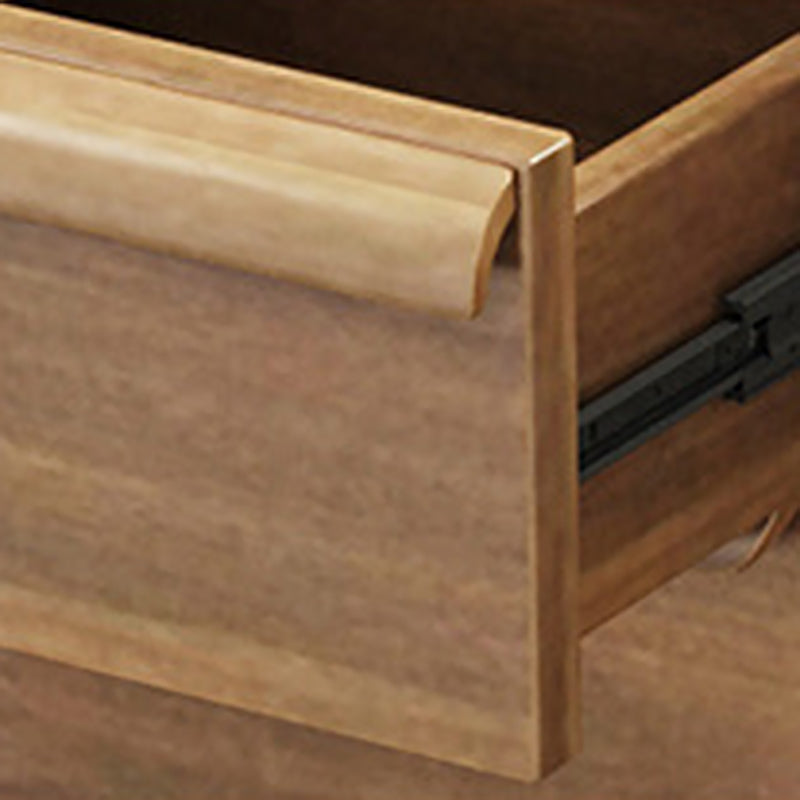 Industrial Wood Accent Cabinet Bar Pulls Straight Legs Cabinet