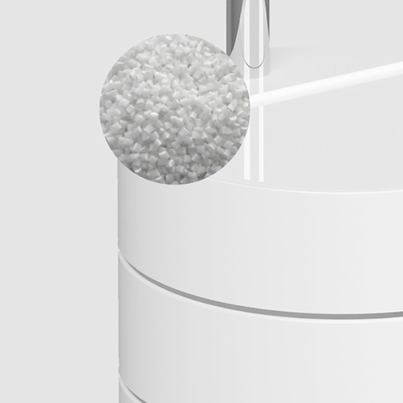 Modern Acrylic Nightstand Multi-level Storage Accent Table Nightstand for Living Room