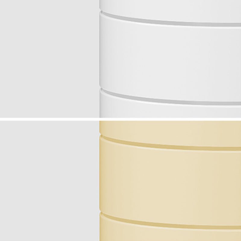 Modern Acrylic Nightstand Multi-level Storage Accent Table Nightstand for Living Room