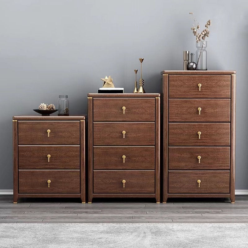 15.6-inch American Traditional Dresser Solid Wood Storage Chest Dresser