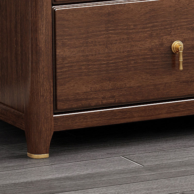 15.6-inch American Traditional Dresser Solid Wood Storage Chest Dresser