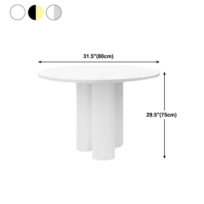 Round Stone Dining Table Contemporary Dining Table for Dining Room