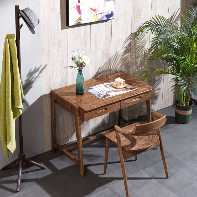 Solid Wood Dining Arm Chair Traditional Dining Accent Chair for Home