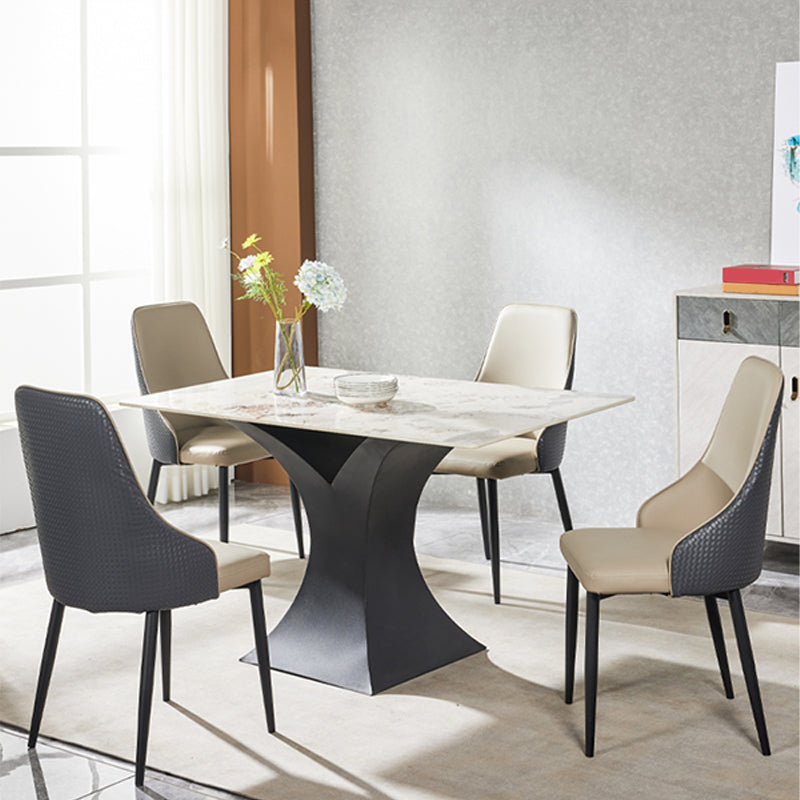 Parsons Dining Accent Chair Industrial Upholstered Dining Side Chair