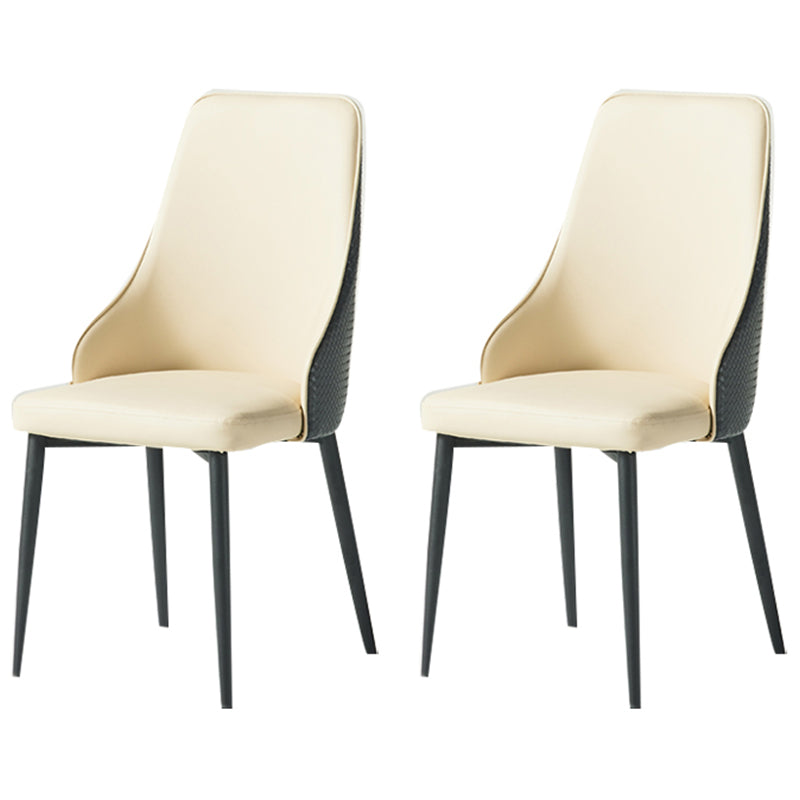 Parsons Dining Accent Chair Industrial Upholstered Dining Side Chair