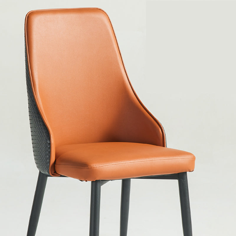 Parsons Dining Accent Chair Industrial Upholstered Dining Side Chair