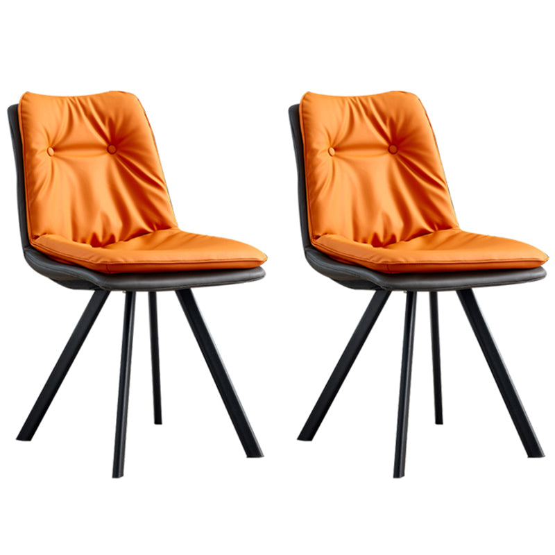 Industrial Upholstered Dining Side Chair Parsons Side Dining Chairs