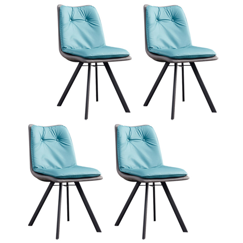 Industrial Upholstered Dining Side Chair Parsons Side Dining Chairs