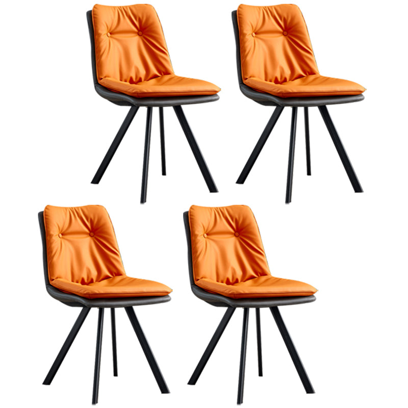 Industrial Upholstered Dining Side Chair Parsons Side Dining Chairs