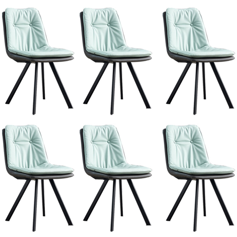 Industrial Upholstered Dining Side Chair Parsons Side Dining Chairs