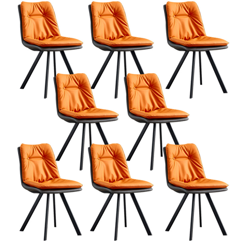 Industrial Upholstered Dining Side Chair Parsons Side Dining Chairs