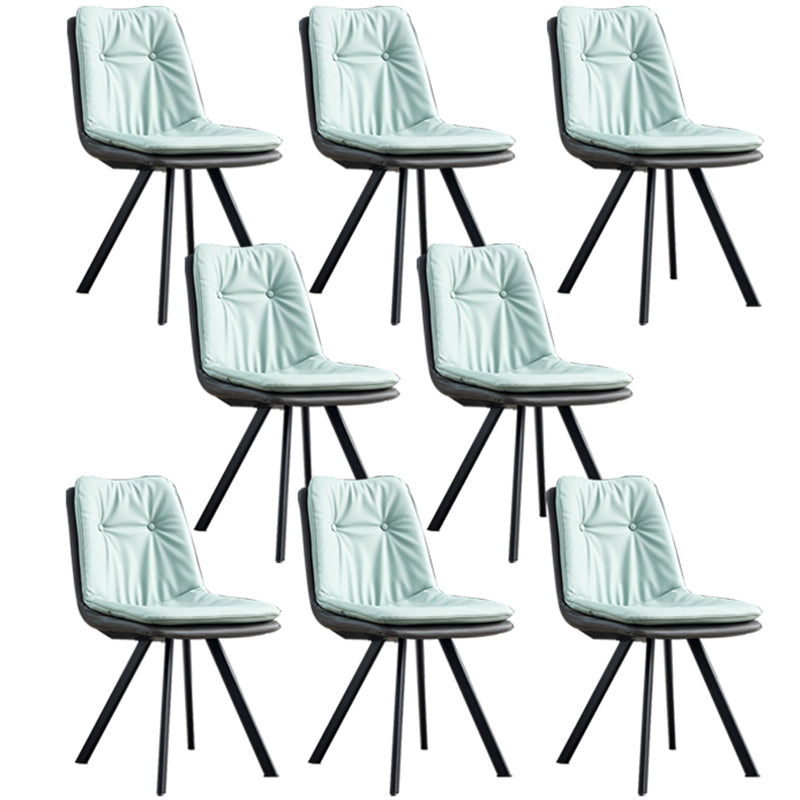 Industrial Upholstered Dining Side Chair Parsons Side Dining Chairs