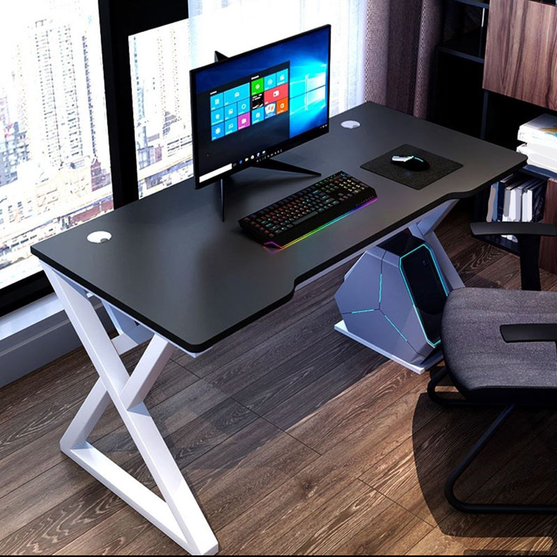 Ergonomic Trestle Gaming Desk Modern Computer Desk for Dormitory