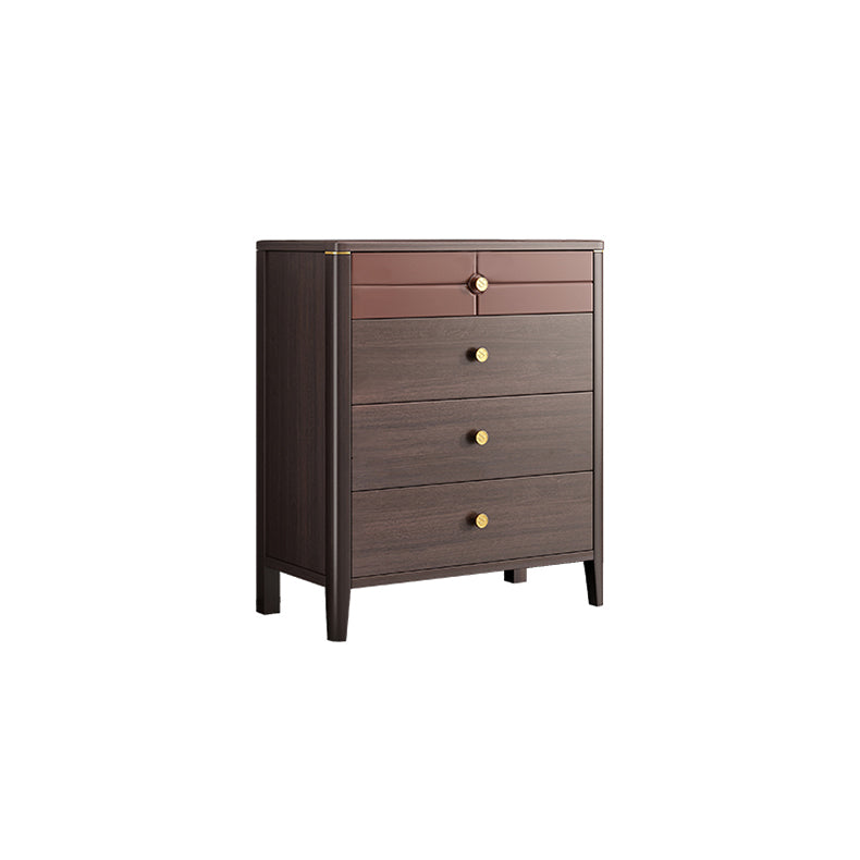 Square Straight Legs Accent Chest Mid-Century Modern Chest with Drawer